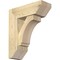 Ekena Millwork Imperial Slat Rough Sawn Bracket w/ Offset Brace, Douglas Fir, 8"W x 22"D x 26"H BKT0806X22X26IMP06RDF - alternate 1